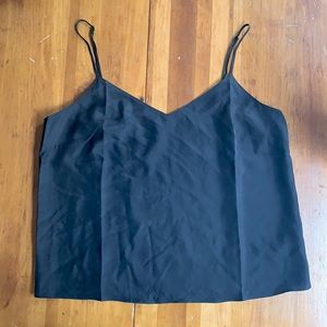 NWOT Madewell 100% Silk black camisole